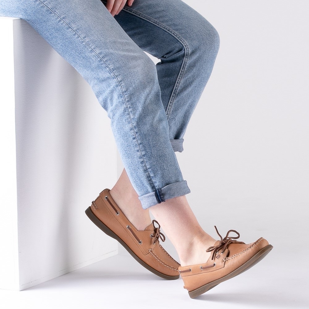 SPERRY | Women Top-Sider Authentic Original Boat Shoe Size 6.5 Tan